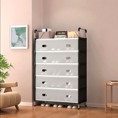 Zapatero Organizador Armable 8 Niveles Clóset De Tela HC-24