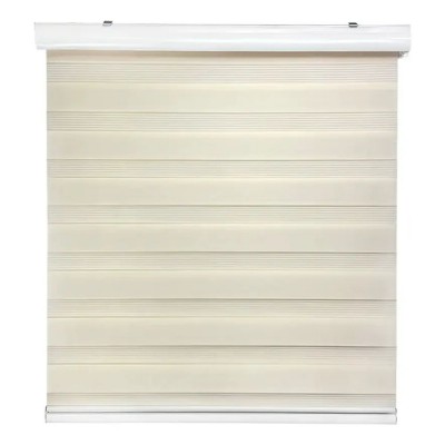 Cortina Roller Duo Zebra Día Y Noche Cenefa Pvc 150 X 200 Cm BYC-150X200 color lino