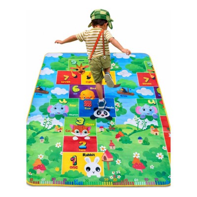Alfombra Antigolpes Para Niños Bebes 180x200 Diseño 2 Lados 819-1